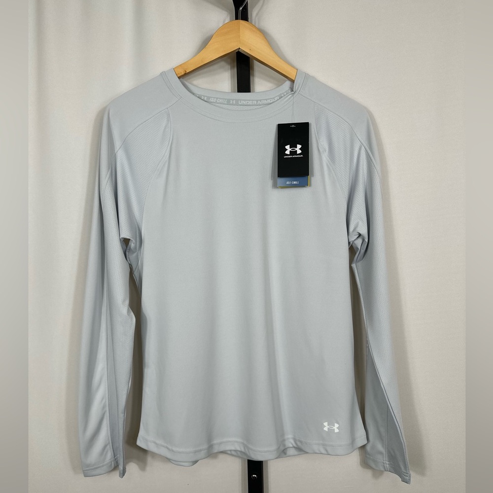 NWT Under Armour Women's Iso-Chill Shore Break Print Long Sleeve Shirt - Medium - Picture 2 of 16